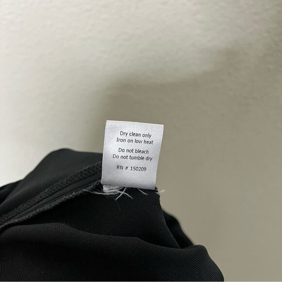 La Ligne Moto Pants Black Cropped Skinny Zip Hem Pull On Womens Size XS - Picture 8 of 8